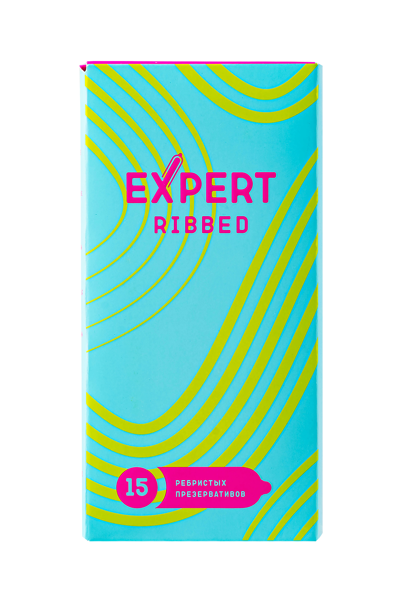 Презервативы EXPERT Ribbed, ребристые, 15шт
