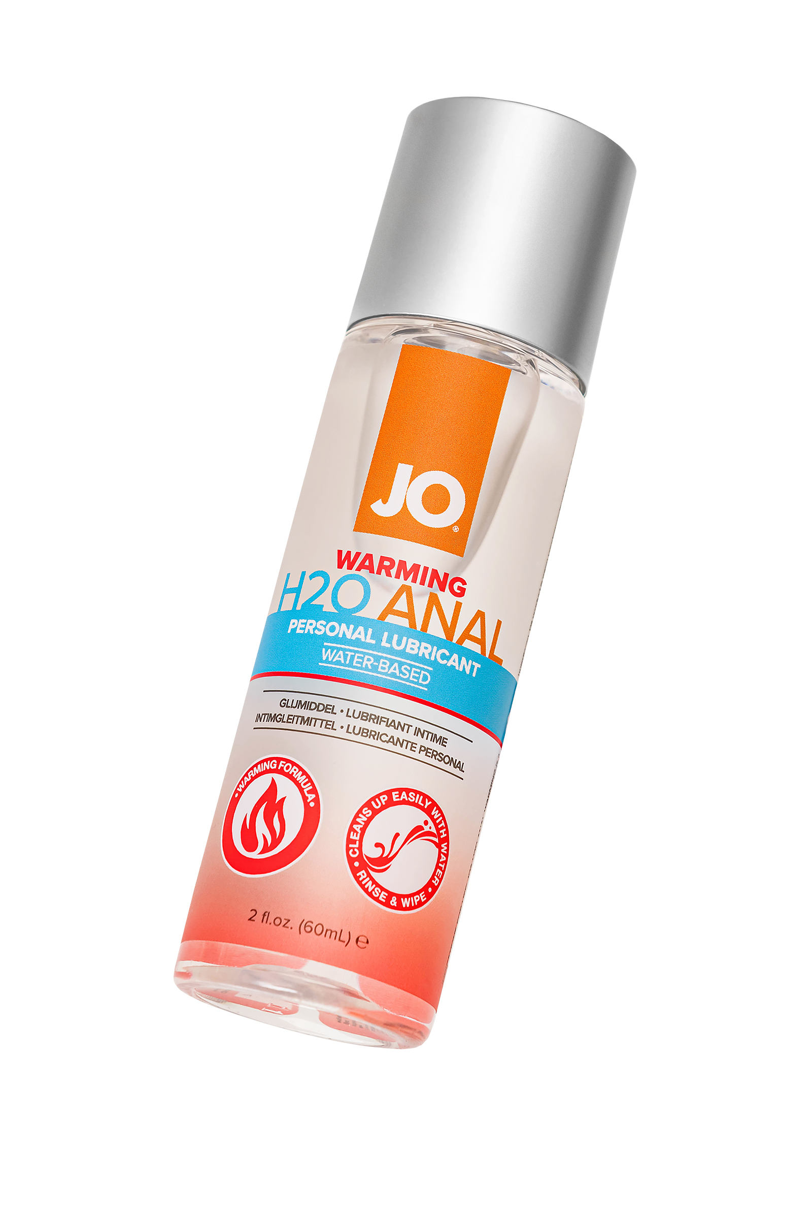 Анальный лубрикант на водной основе JO Anal H2O WARMING, разогревающий, 60 мл