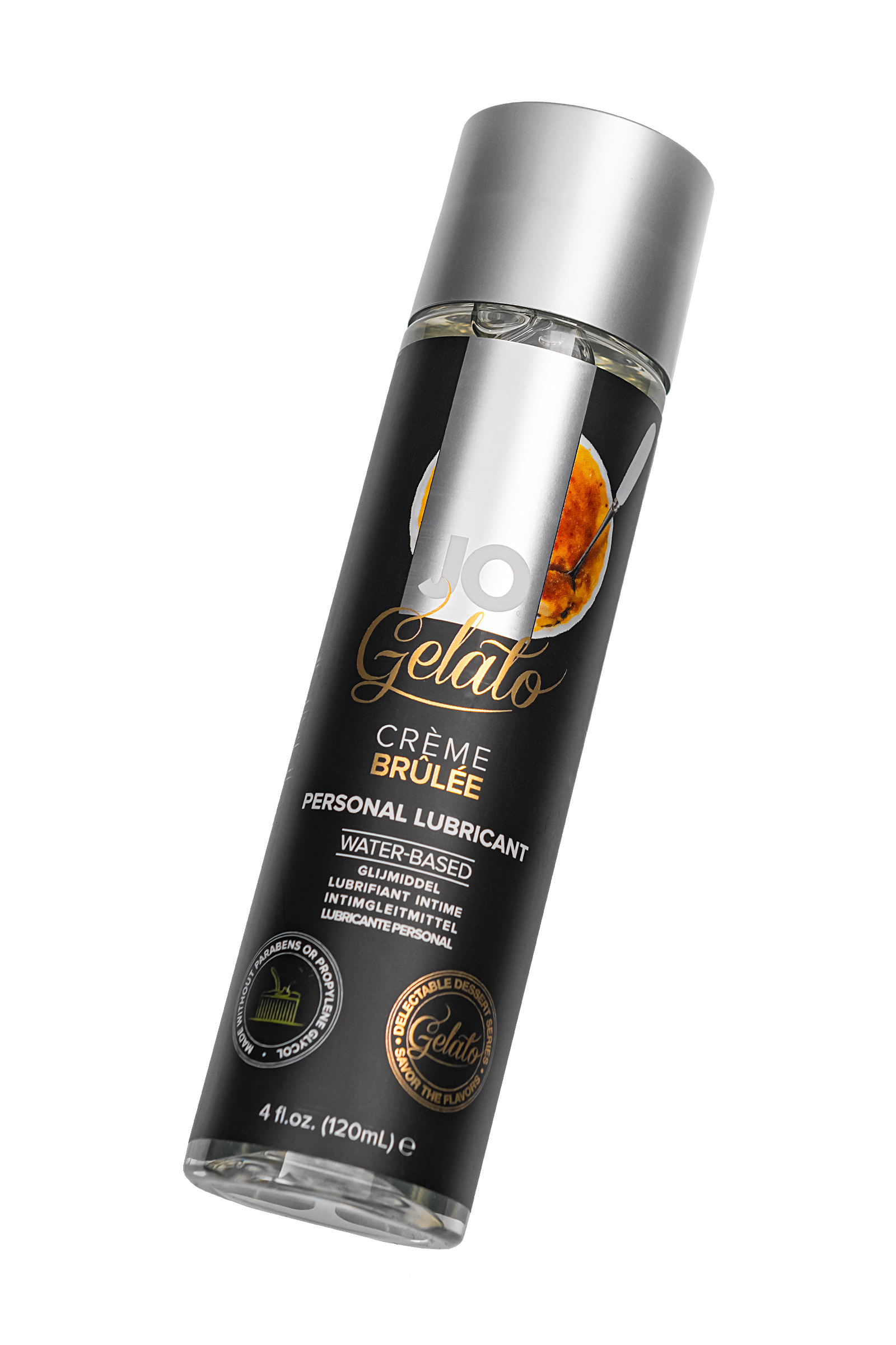 Съедобный лубрикант на водной основе JO Gelato Creme Brulee, со вкусом Крем Брюле, 120 мл