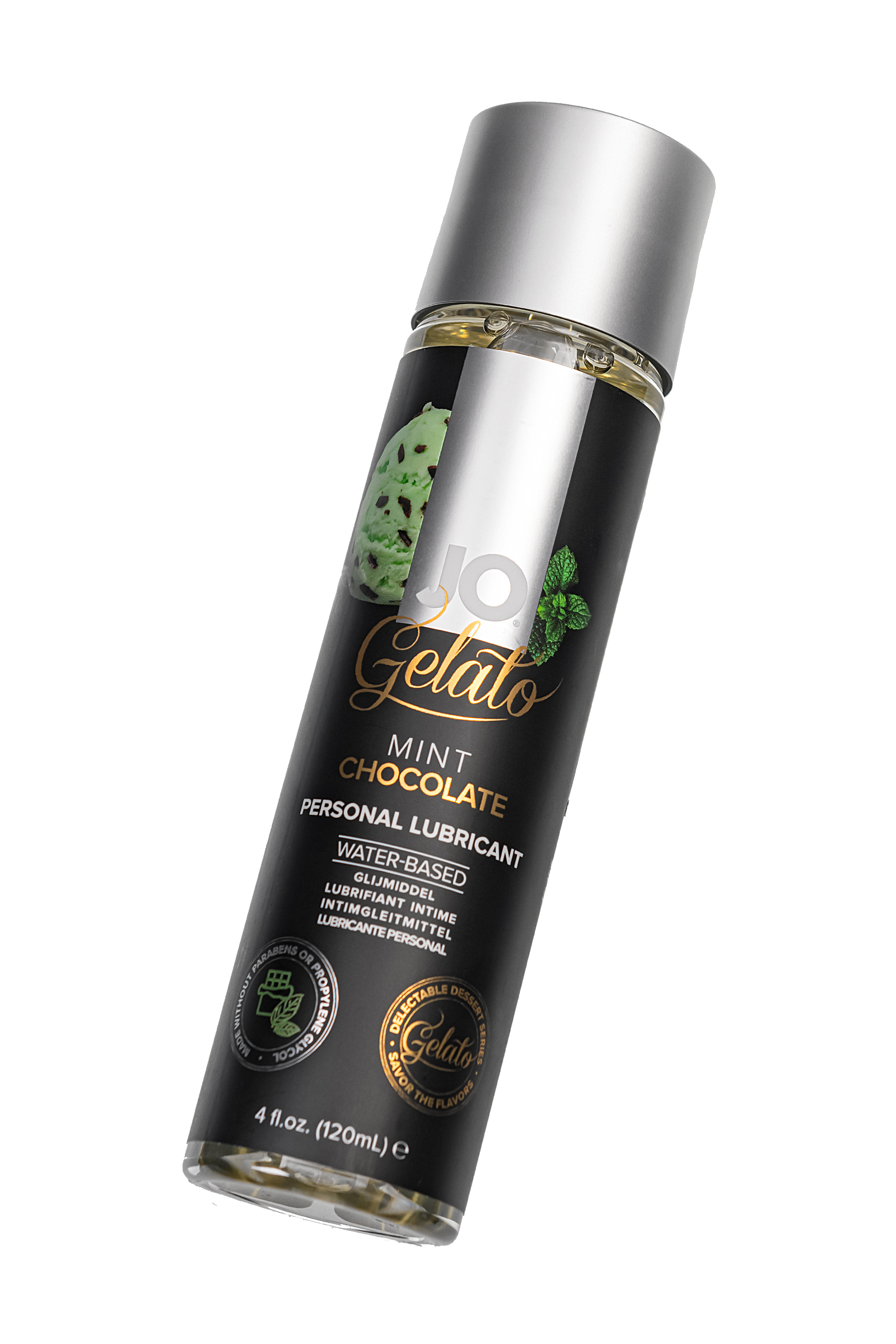 Съедобный лубрикант на водной основе JO Gelato Mint Chocolate, со вкусом мятный шоколад, 120 мл
