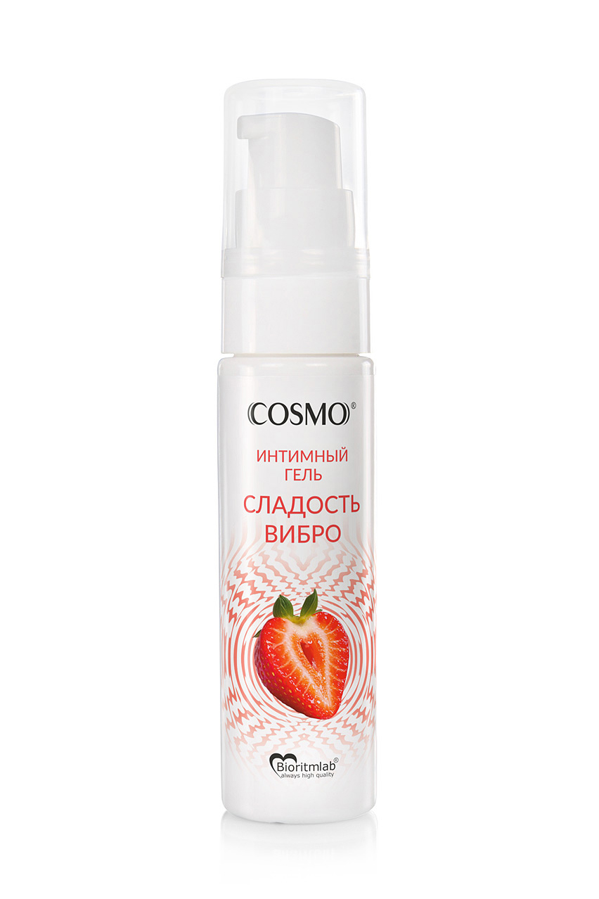 Съедобная гель COSMO со вкусом клубники, 33 г